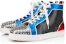 Order Christian Louboutin Lou Spikes Orlato Flat 'Pleated Metallic' - Logam Berlipat 1220774-CMA3