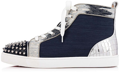 크리스찬 루부탱 루 스파이크 오를라토 플랫 '마린' 1220700-V077 Buy 크리스찬 루부탱 루 스파이크 오를라토 플랫 '마린' 1220700-V077