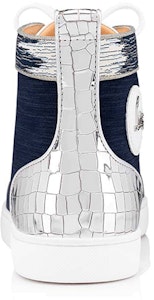 크리스찬 루부탱 루 스파이크 오를라토 플랫 '마린' 1220700-V077 Shop 크리스찬 루부탱 루 스파이크 오를라토 플랫 '마린' 1220700-V077