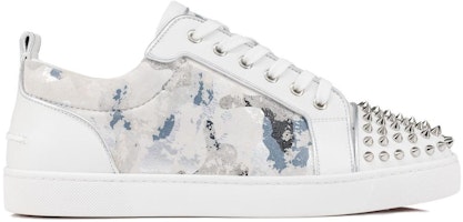 Christian Louboutin Lou Spikes Orlato Flat 'Putih' 1240443W591 Order Christian Louboutin Lou Spikes Orlato Flat 'Putih' 1240443W591