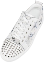 Christian Louboutin Lou Spikes Orlato Flat 'Putih' 1240443W591 Shop Christian Louboutin Lou Spikes Orlato Flat 'Putih' 1240443W591