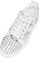 Shop Christian Louboutin Lou Spikes Orlato Flat 'Putih' 1240443W591