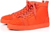 Order Christian Louboutin Lou Spikes Orlato Flat Alta 'Naranja' 1170725-O214