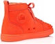 Lookbook Christian Louboutin Lou Spikes Orlato Flat Alta 'Naranja' 1170725-O214