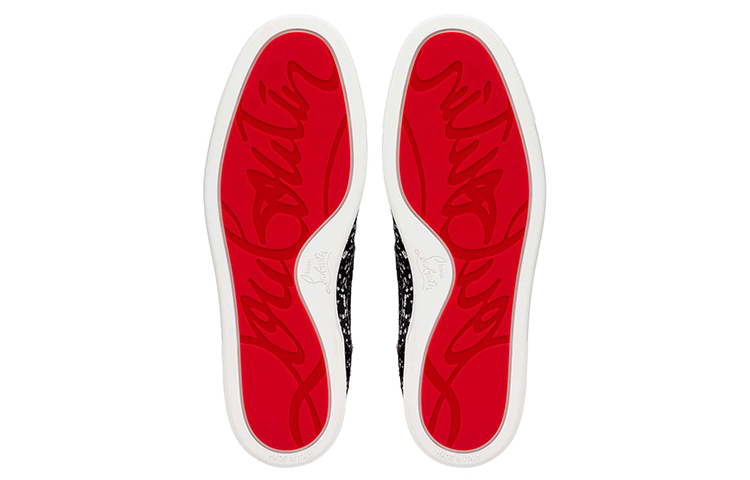 Christian Louboutin Lou Spikes Orlato High 'Black White' 圖 5