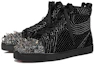 Order Christian Louboutin Lou Spikes Strass High-Top Sneaker ''Schwarz'' 3230430J698