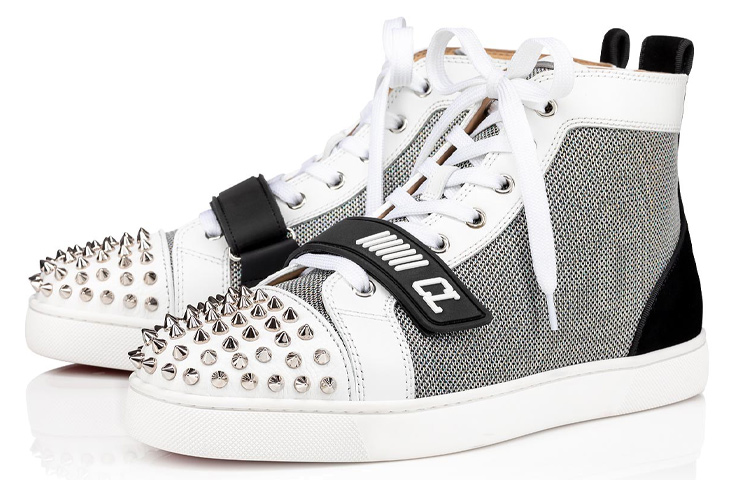 Christian Louboutin Lou Spikes VS High 'White Metallic' 圖 2