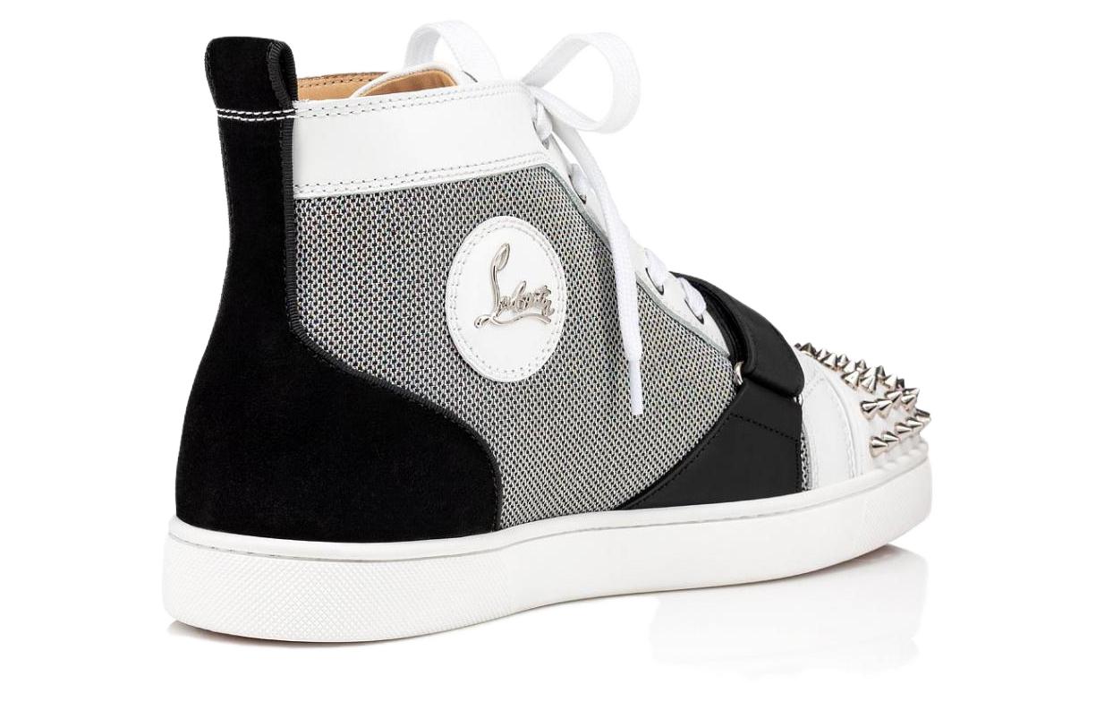 Christian Louboutin Lou Spikes VS High 'White Metallic' 圖 3