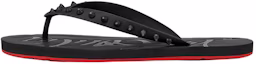 Buy 克里斯提·鲁布托 Loubi Flip '黑红' 人字拖 1201016-BK01