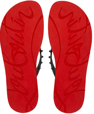 克里斯提·鲁布托 Loubi Flip '黑红' 人字拖 1201016-BK01 Shop 克里斯提·鲁布托 Loubi Flip '黑红' 人字拖 1201016-BK01