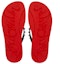 Purchase Christian Louboutin Loubi Flip Flat 'Hitam Merah' 1201016H358