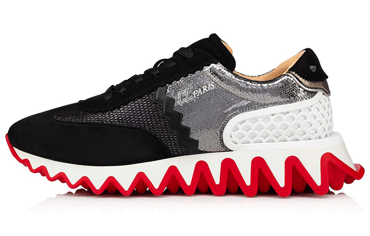 Christian Louboutin Loubishark 'Black Silver' 1220353-BK65