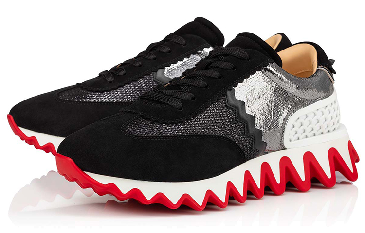 Order Christian Louboutin Loubishark 黑銀 1220353-BK65