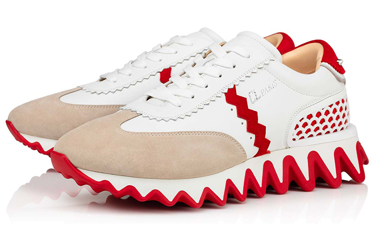 Christian Louboutin Loubishark Flat 'White Red' 圖 2