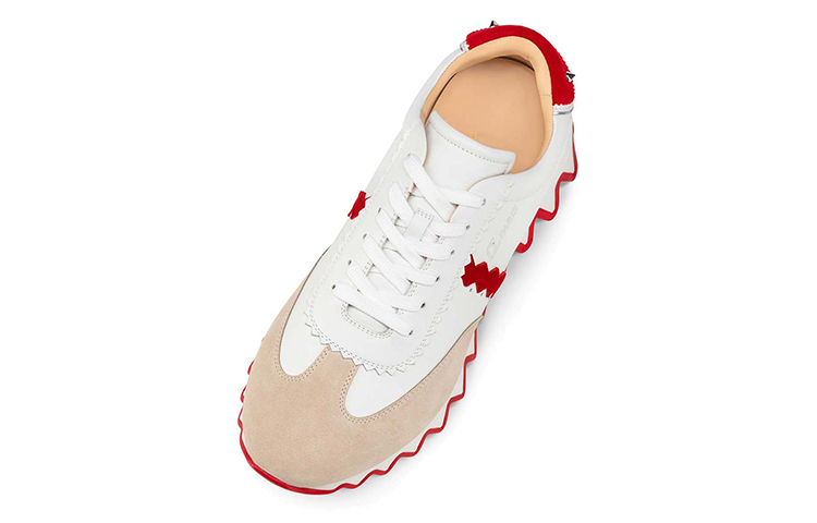 Christian Louboutin Loubishark Flat 'White Red' 圖 3
