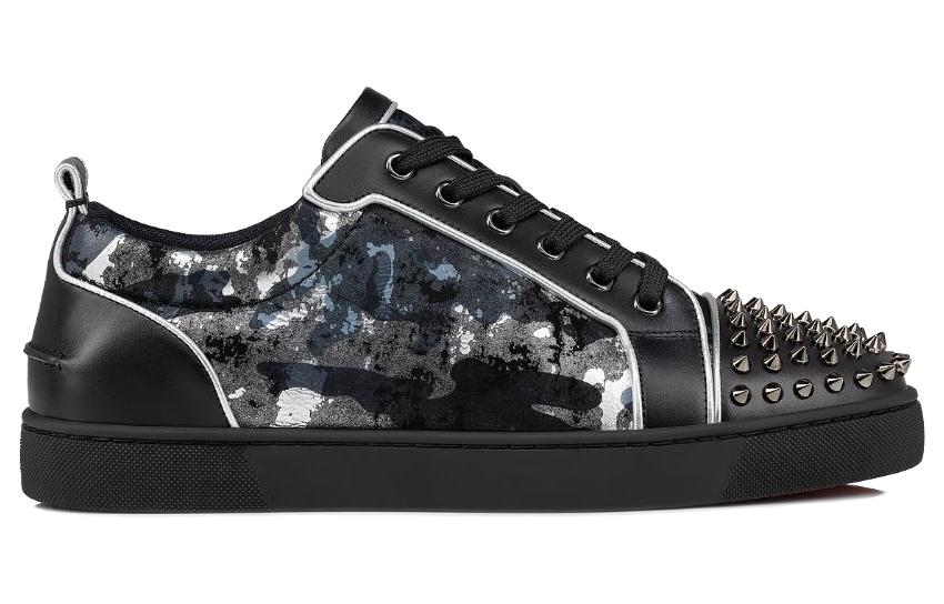 Order Zapatillas Bajas Christian Louboutin Louis Flat Calf 'Cuero Negro' 1240443B750