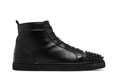 Christian Louboutin Louis Flat Calf Spikes 'Black'