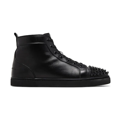 Christian Louboutin Louis Flat Calf Spikes 'Black'