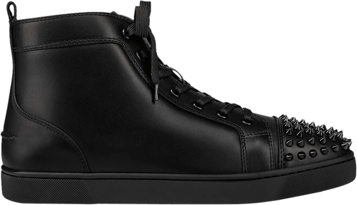 Louboutin flat online spikes black