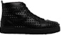 Christian Louboutin Louis Flat Calf Spikes 'Hitam' 1101083B049