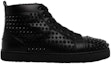 Order Christian Louboutin Louis Flat Calf Spikes 'Hitam' 1101083B049