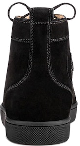 Christian Louboutin Louis Flat Calf Spikes 'Suede Hitam' 1140458B049 Shop Christian Louboutin Louis Flat Calf Spikes 'Suede Hitam' 1140458B049