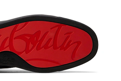 Christian Louboutin Louis Flat Calf Spikes 'Black'