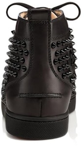 Christian Louboutin Louis Flat Calf Spikes 'Hitam' 1101083B049 Purchase Christian Louboutin Louis Flat Calf Spikes 'Hitam' 1101083B049