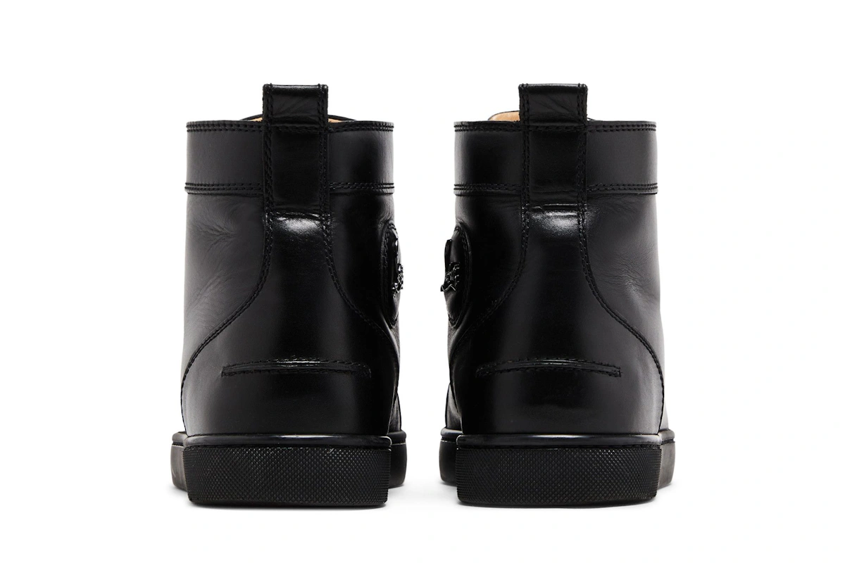 Christian Louboutin Louis Flat Calf Spikes 'Black'