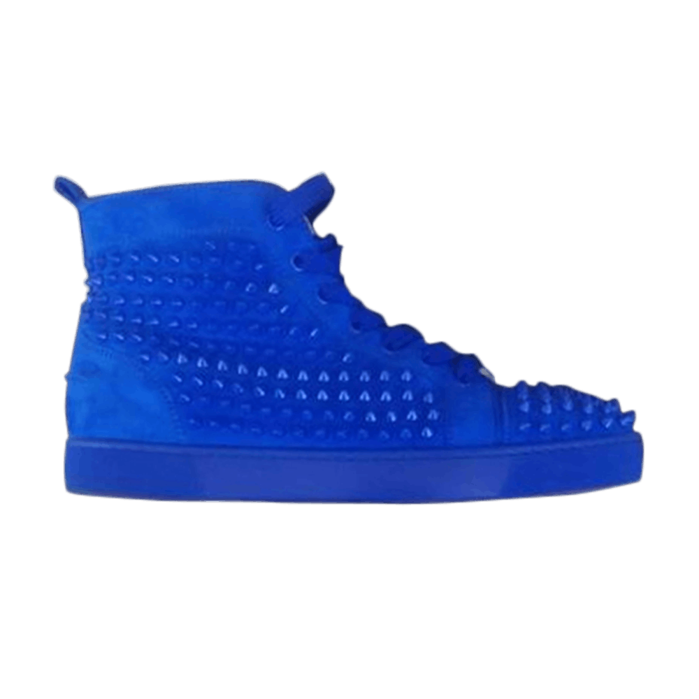 Christian Louboutin Louis Flat Calf Spikes 'Blue' 3101212U311