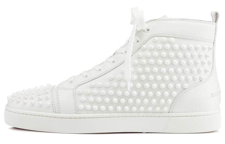 Christian Louboutin Louis Flat Calf Spikes 'Latte' 1101083-3047