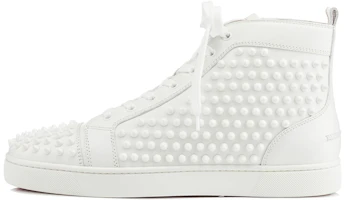 Christian Louboutin Louis Flat Calf Spikes 'Latte' 1101083-3047 Christian Louboutin Louis Flat Calf Spikes 'Latte' 1101083-3047