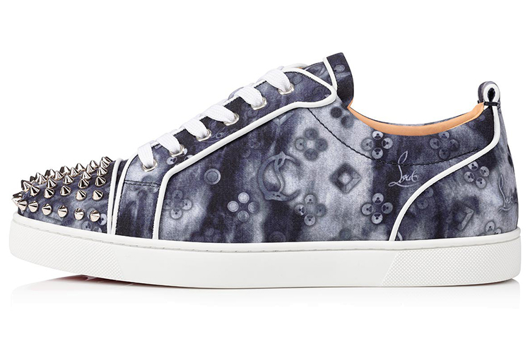 Christian Louboutin Louis Flat Calf Spikes 'Multi Silver' 1210811-M251