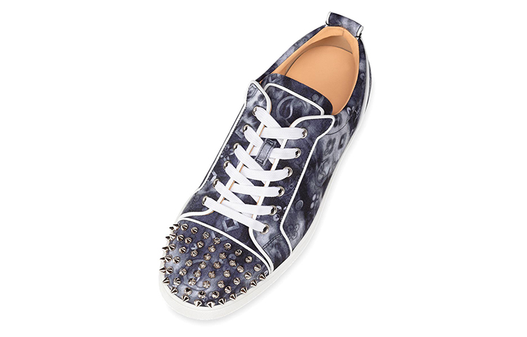 Lookbook Christian Louboutin Louis Flat Calf Spikes ''Multi Silber'' 1210811-M251