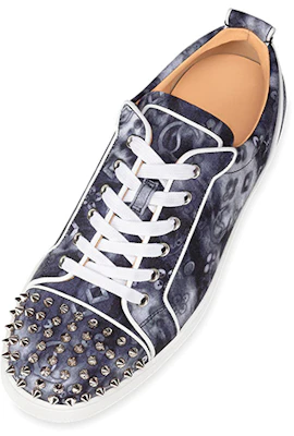 Christian Louboutin Louis Flat Calf Spikes ''Multi Silber'' 1210811-M251 Lookbook Christian Louboutin Louis Flat Calf Spikes ''Multi Silber'' 1210811-M251