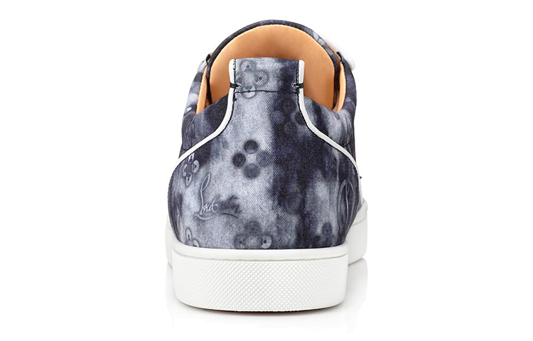 Shop Christian Louboutin Louis Flat Calf Spikes ''Multi Silber'' 1210811-M251