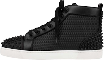 Christian Louboutin Louis Flat Calf Spikes High 'Black Matte' 1220217-B026 Christian Louboutin Louis Flat Calf Spikes High 'Black Matte' 1220217-B026