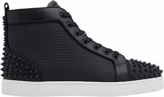 Christian Louboutin Louis Flat Calf Spikes High 'Black Matte' 1220217-B026 Christian Louboutin Louis Flat Calf Spikes High 'Black Matte' 1220217-B026