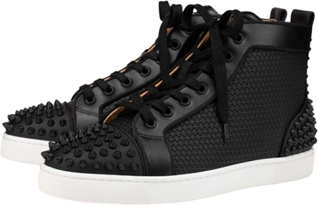 Christian Louboutin Louis Flat Calf Spikes High 'Black Matte' 1220217-B026 Order Christian Louboutin Louis Flat Calf Spikes High 'Black Matte' 1220217-B026