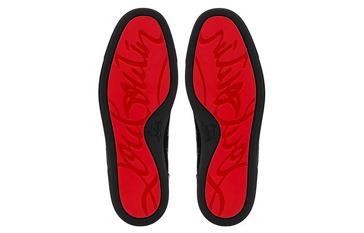 Christian Louboutin Louis Flat Calf Spikes High 'Black' 圖 5