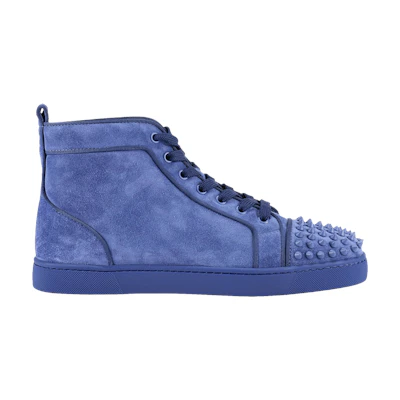 Christian Louboutin Louis Flat Calf Spikes High 'Rose'