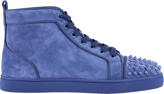 Christian Louboutin Louis Flat Calf Spikes High Rose 1170725