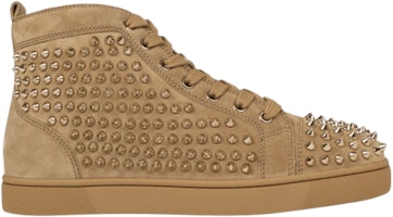 Christian Louboutin Louis Flat Spikes 'Tan' 3101212-C417 Christian Louboutin Louis Flat Spikes 'Tan' 3101212-C417