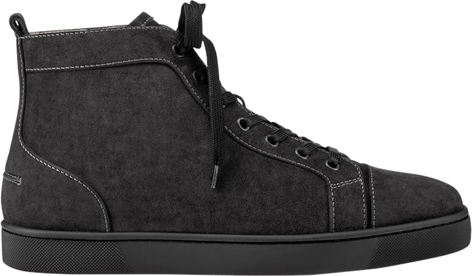 Christian Louboutin Louis Flat Veau Velours Black 1110329