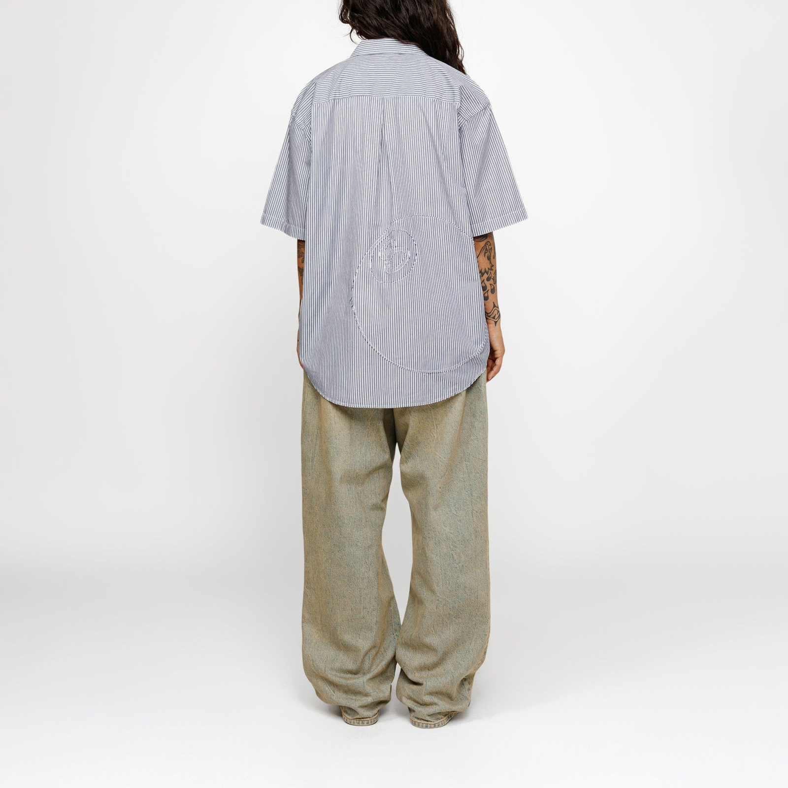 Details for Christian Louboutin Louis Flat Veau Velours 'Negro' 1110329