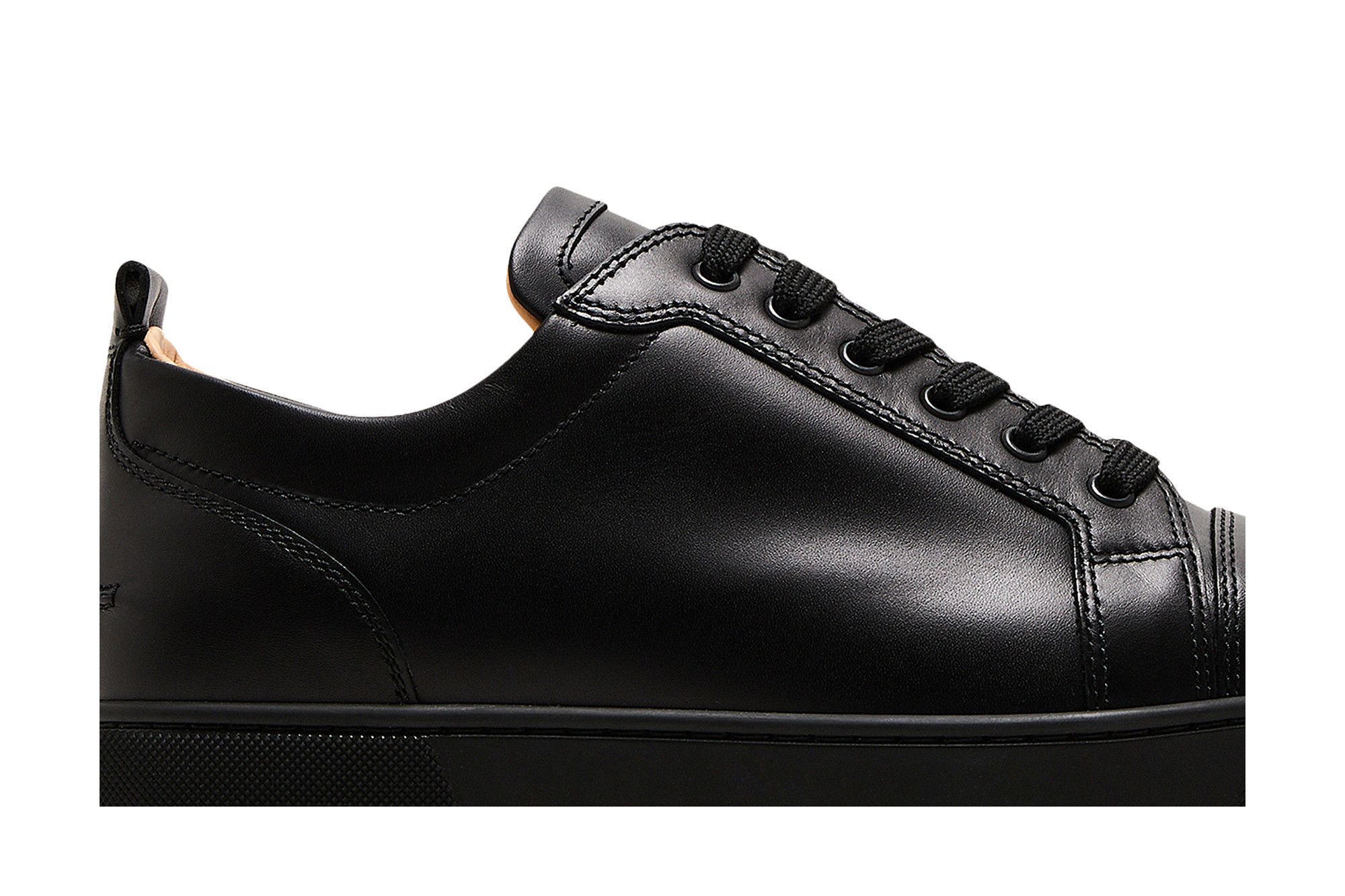 Order Christian Louboutin Louis Junior Flat Rendah 'Hitam' 1130548-CM53