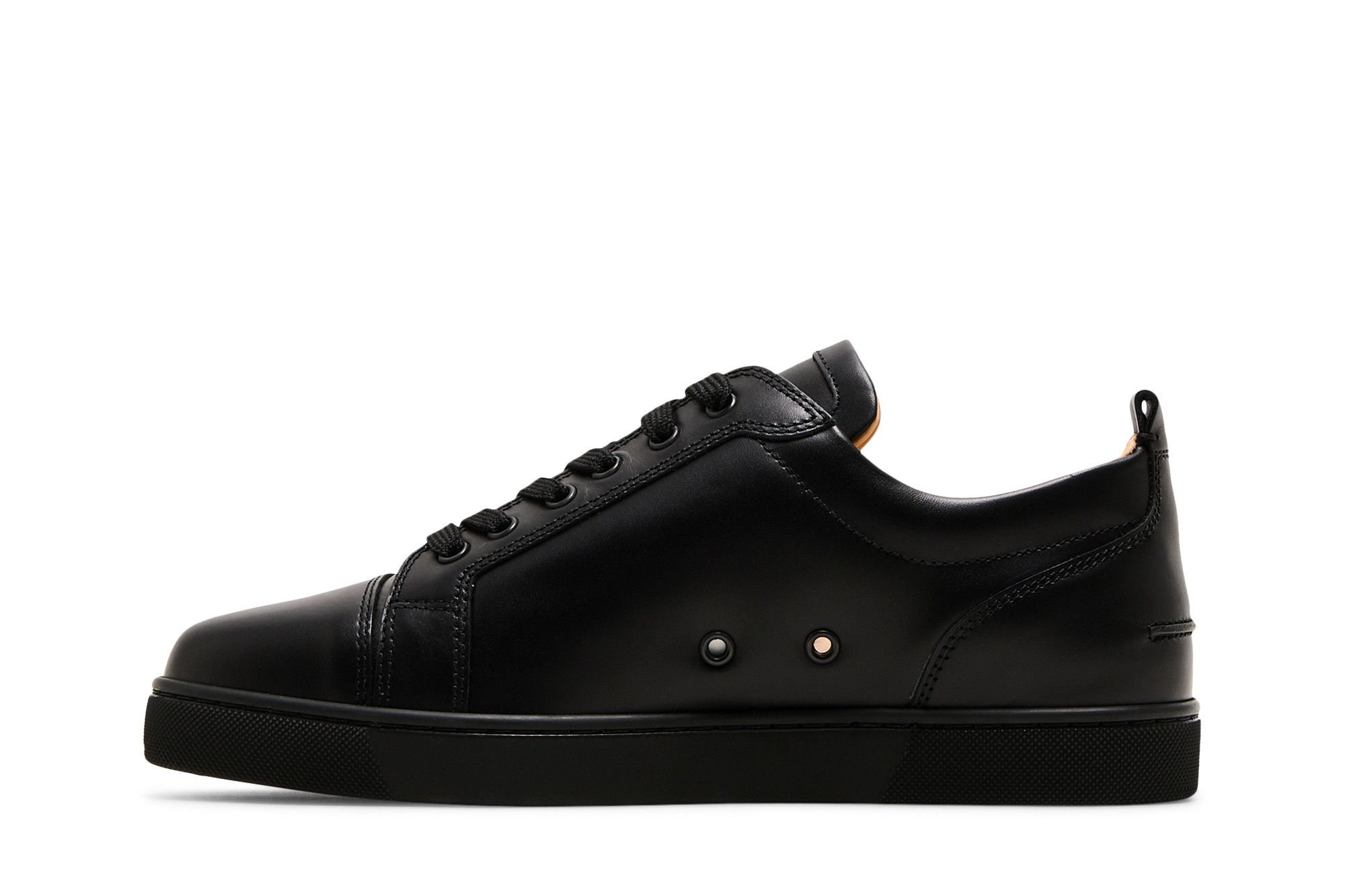 Lookbook Christian Louboutin Louis Junior Flat Rendah 'Hitam' 1130548-CM53