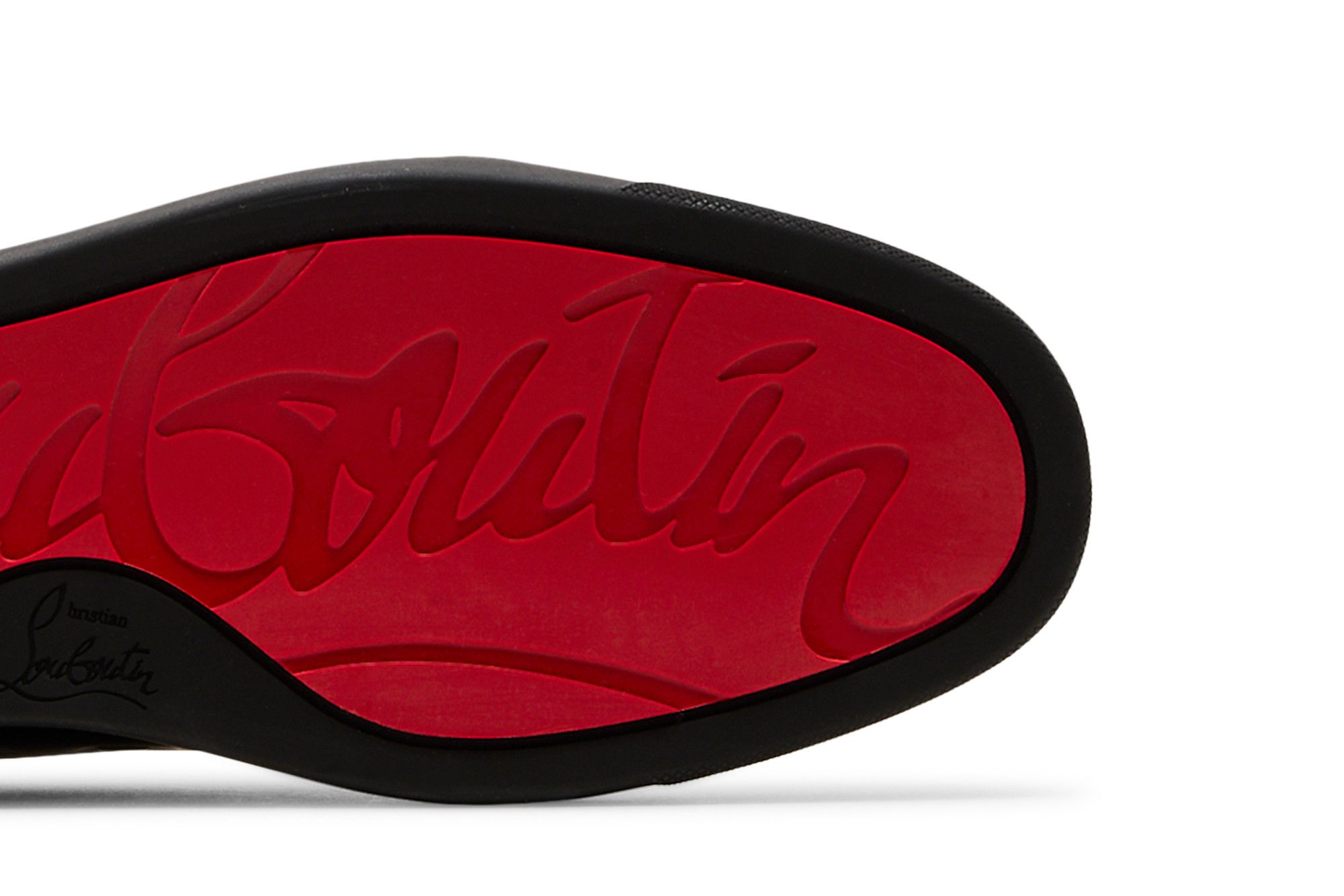 Purchase Christian Louboutin Louis Junior Flat Rendah 'Hitam' 1130548-CM53