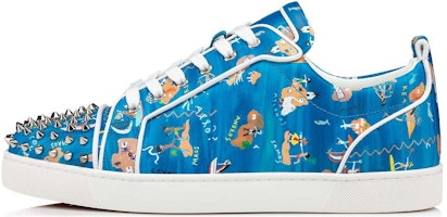 Christian Louboutin Louis Junior Spikes 'Odissey Print' 3220149-J322 Christian Louboutin Louis Junior Spikes 'Odissey Print' 3220149-J322