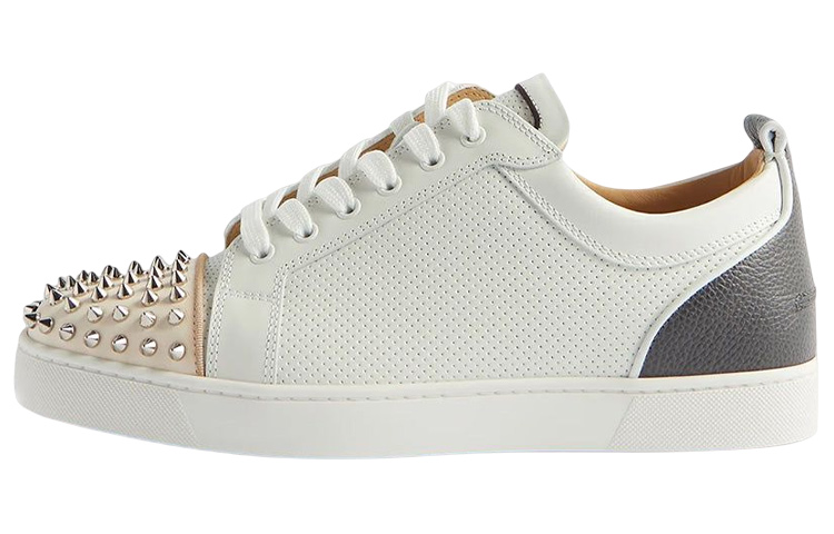 Buy クリスチャンルブタン ルイスジュニア スパイク (白黒クリーム) 3220152-CMA3